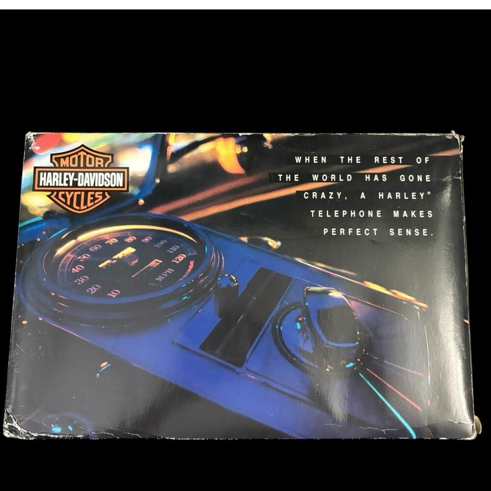 Harley-Davidson Heritage Softail Telephone Vintage in Original Box Bikers - Picture 9 of 9
